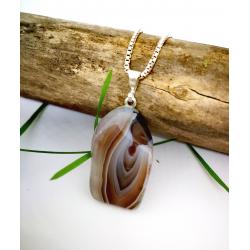 Pendentif Agate botswana