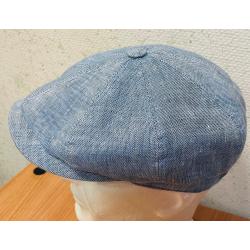 casquette Hatteras lin bleu STETSON