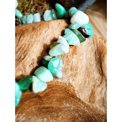 Bracelet baroque Chrysoprase