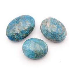 Galet XL Apatite bleue